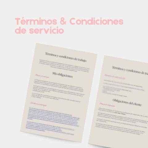 Contrato de Términos & Condiciones