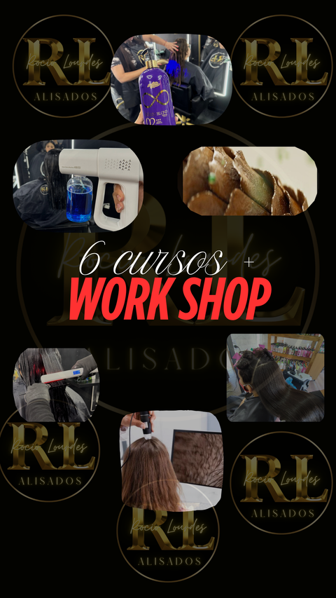 6 CURSOS + 1 WORK SHOP
