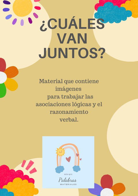 ¿CUALES VAN JUNTOS ?