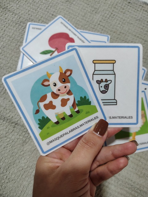 ASOCIACIONES SEMÁNTICAS - TARJETAS