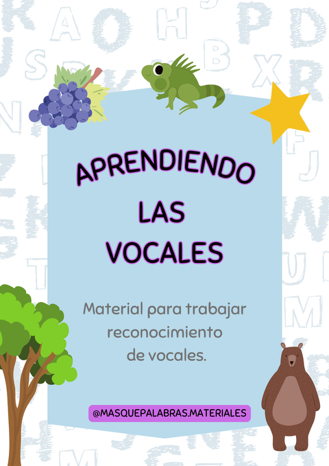 APRENDIENDO LAS VOCALES 