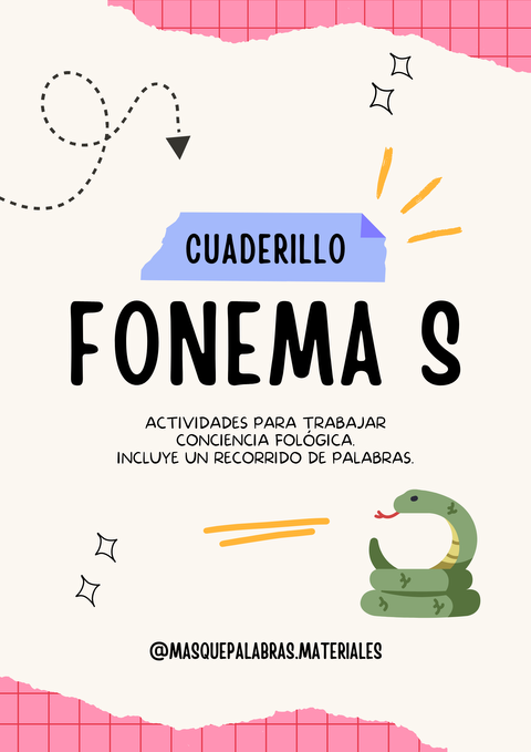 CUADERNILLO FONEMA 