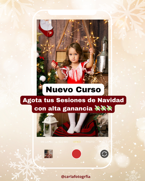 Agota Tus Sesiones de Navidad con alta Ganancia