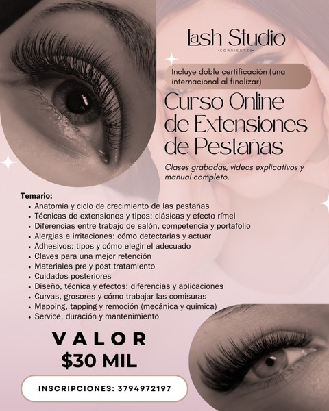 Extensiones de Pestañas 
