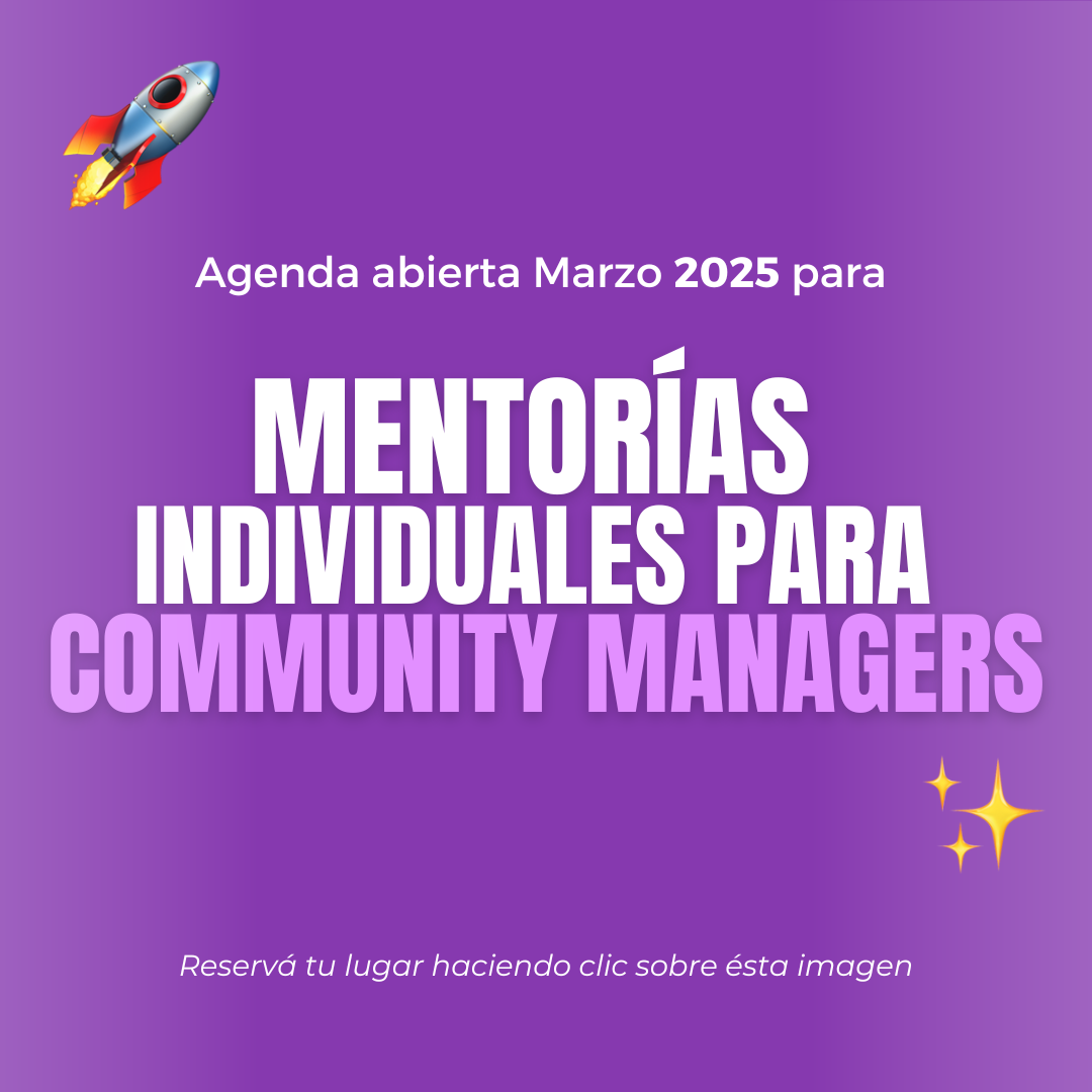 Mentorias Community Manager