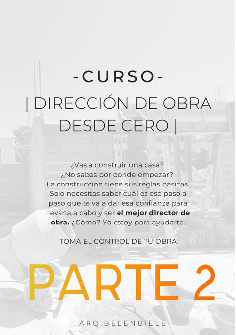 CURSO DIRECCION DE OBRA RESIDENCIAL DESDE CERO 2