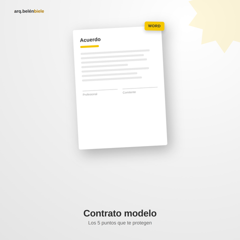 Contrato modelo