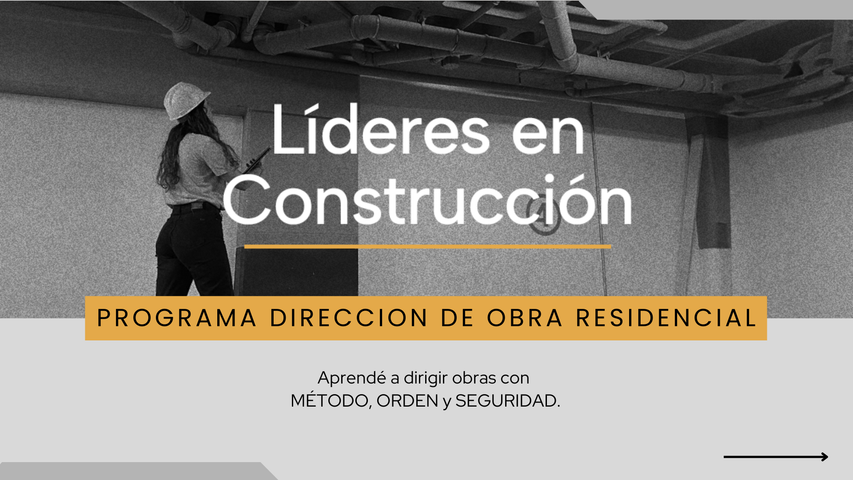 ACCESO Programa dirección de obra residencial desde cero (Plataforma skool)