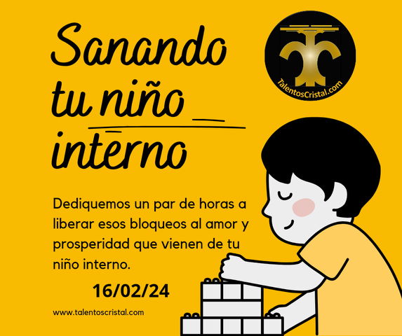 Workshop Usar el Reiki, Péndulo y afirmaciones para Sanar Heridas Emocionales  producto de tu  relación niño Interior - Padres Internos (Viernes 16 de Febrero 2024 14:00 hs.)