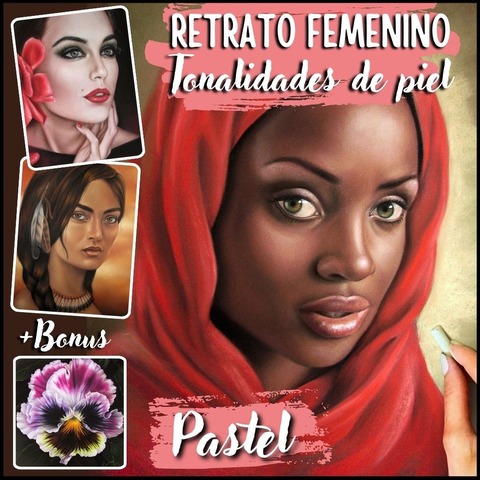 Retrato Femenino en Pastel