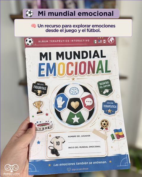 Mi mundial emocional: Álbum de regulación emocional para niños y niñas
