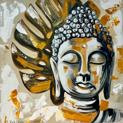 Obra “Buda y naturaleza”