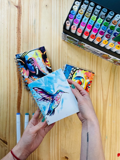 Cuaderno A6 Colibrí 