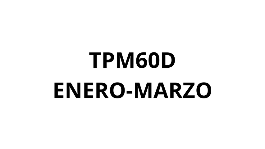 Mentoria TPM60D Enero-Marzo