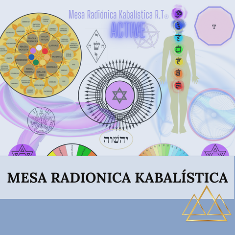 Mesa Radiónica Kabalística Active