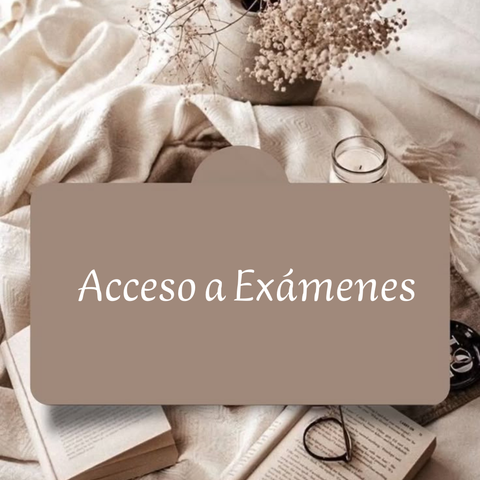 Acceso a Exámen con certificado