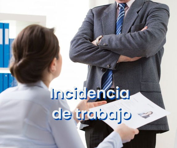 Incidencias de trabajo