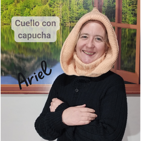 Cuello con capucha Ariel