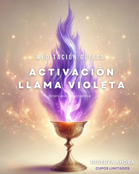 Meditación Activación Llama Violeta Presencial