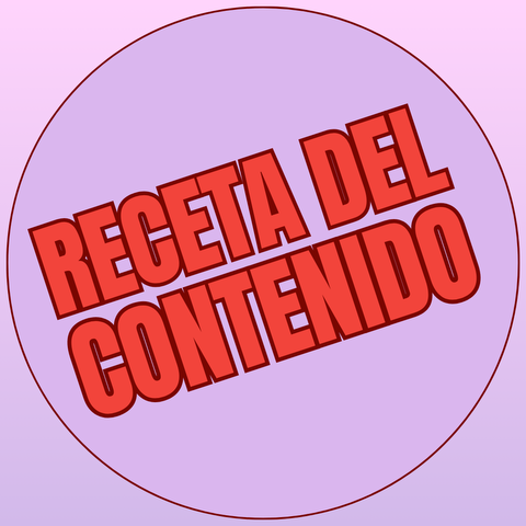 Receta del Contenido - Presencial SOLD OUT