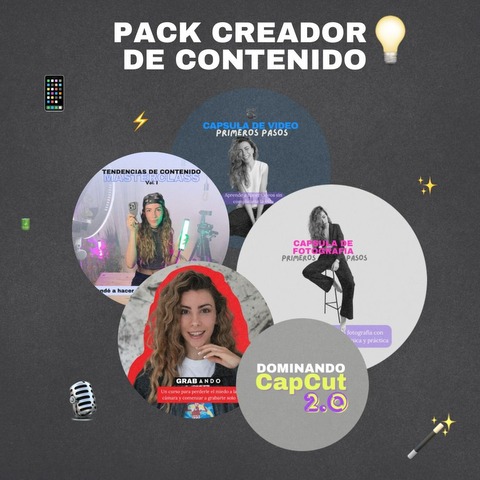 Pack Creador de Contenido