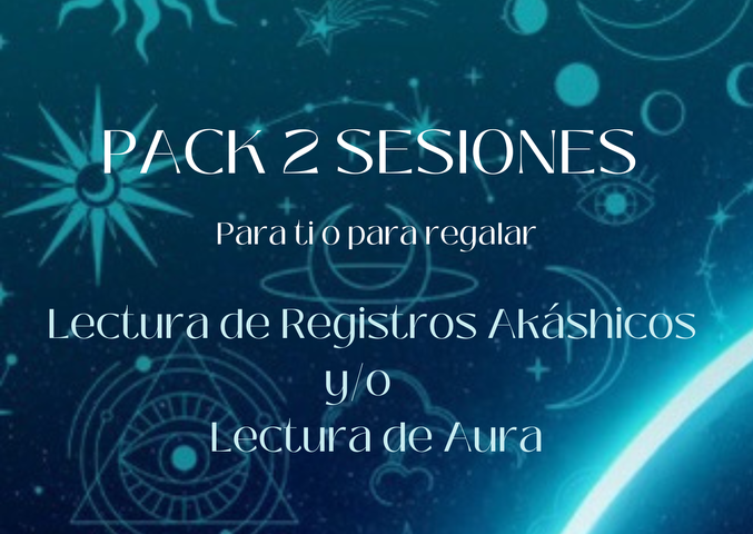 Lectura de Aura + Lectura Registros Akáshicos (para ti o para regalar)