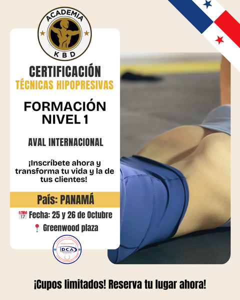 OCTUBRE PANAMÁ: Certificación Internacional en Técnicas Hipopresivas KBD Nivel 1 
