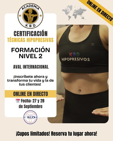 SEPTIEMBRE ONLINE: Certificación Internacional Técnicas Hipopresivas KBD nivel 2