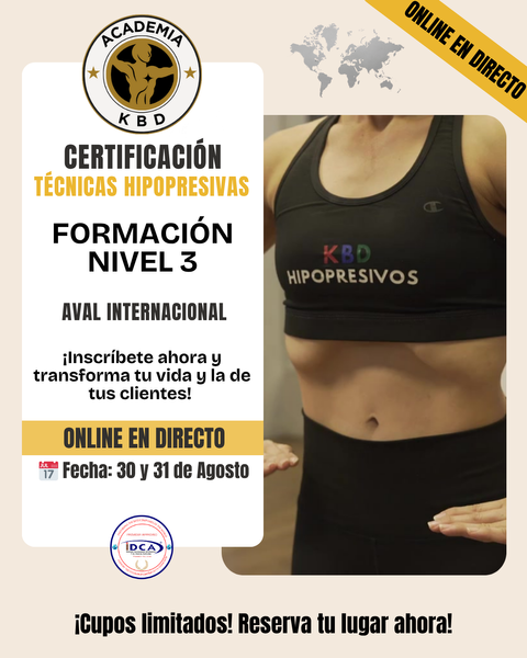 OCTUBRE ONLINE EN DIRECTO: Certificación Internacional en Técnicas Hipopresivas KBD Nivel 3