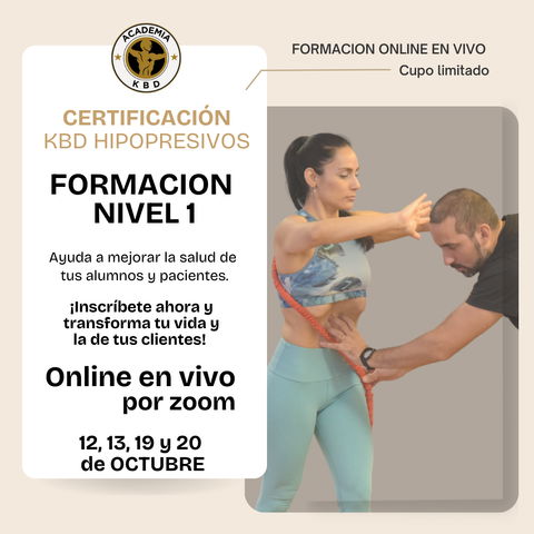 OCTUBRE ONLINE EN DIRECTO: Certificación Internacional en Técnicas Hipopresivas KBD Nivel 1 