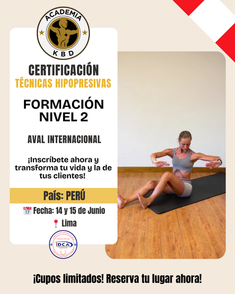 JUNIO: Certificación Internacional en Técnicas Hipopresivas KBD Nivel 2