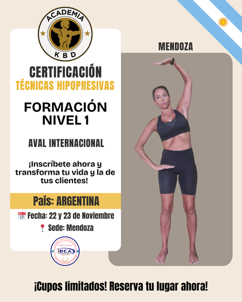 NOVIEMBRE MENDOZA Certificación Internacional en Técnicas Hipopresivas KBD Nivel 1