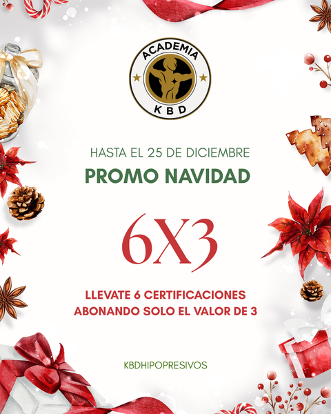 PROMO NAVIDAD: 6x3