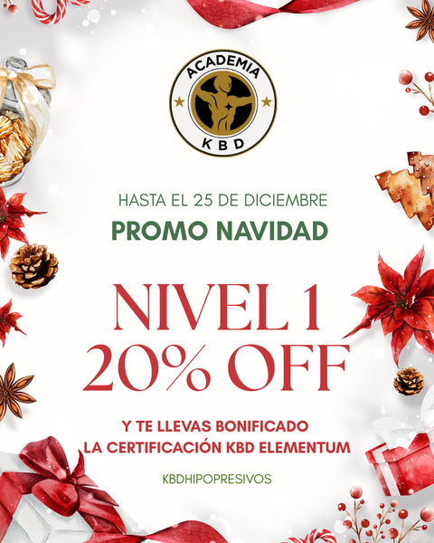 PROMO NAVIDAD: Nivel 1 20% off + ELEMENTUM de regalo