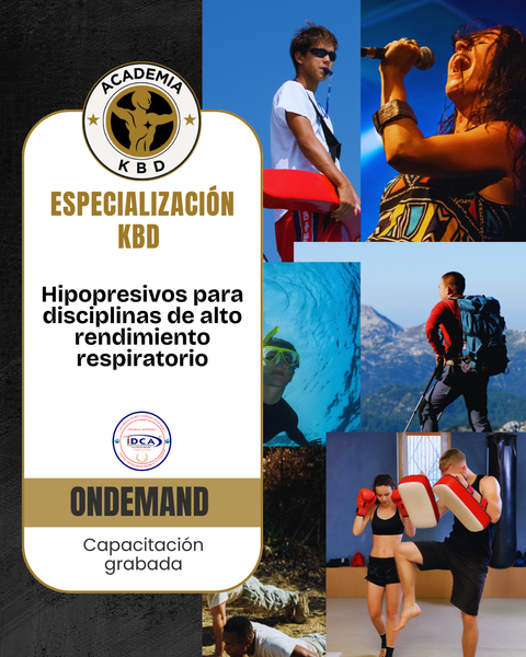 ESPECIALIZACIÓN KBD: Hipopresivos para Disciplinas de Alto Rendimiento Respiratorio