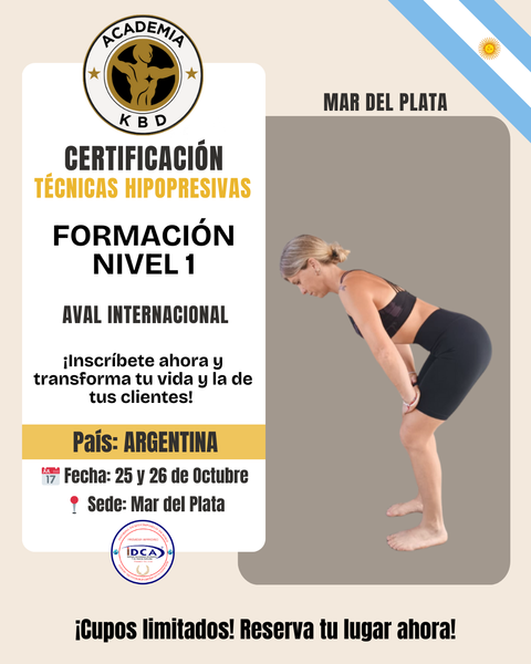 OCTUBRE MAR DEL PLATA: Certificación Internacional en Técnicas Hipopresivas KBD Nivel 1
