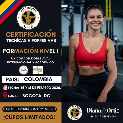 FEBRERO COLOMBIA: Certificación en Técnicas Hipopresivas KBD Nivel 1