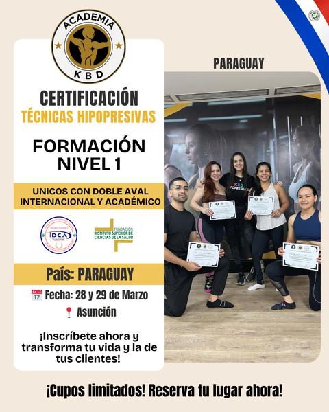 MARZO PARAGUAY: Formación Internacional en Técnicas Hipopresivas KBD Nivel 1