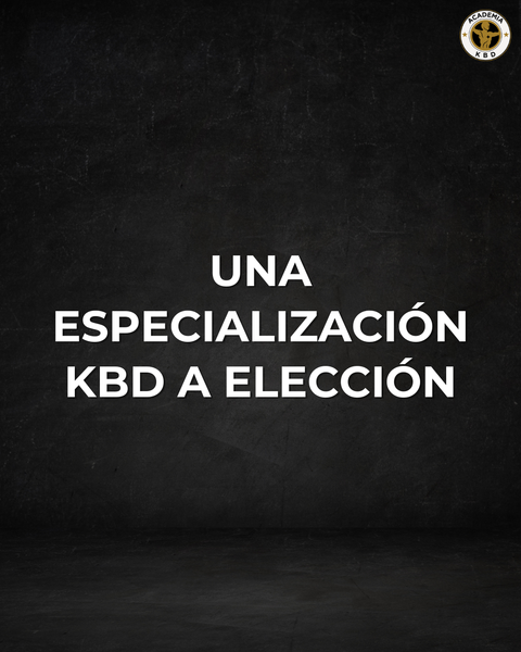 ESPECIALIZACIÓN A ELECCIÓN