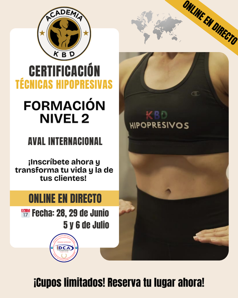 JUNIO ONLINE EN DIRECTO: Certificación Internacional en Técnicas Hipopresivas KBD Nivel 2