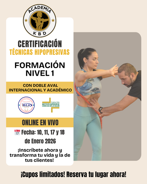 ENERO ONLINE EN VIVO: Certificación Internacional en Técnicas Hipopresivas KBD Nivel 1