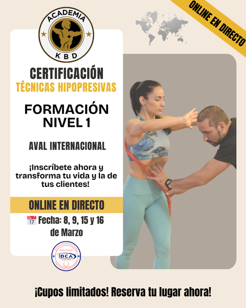 MARZO ONLINE EN DIRECTO: Certificación Internacional en Técnicas Hipopresivas KBD Nivel 1