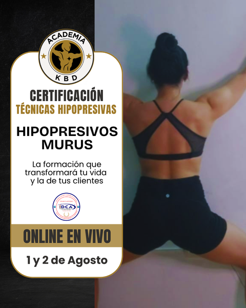 CERTIFICACIÓN ONLINE EN VIVO:  HIPOPRESIVOS MURUS