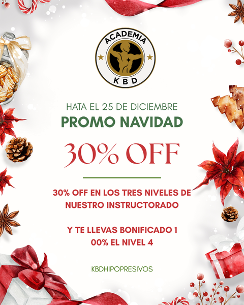 PROMO NAVIDAD: Certificación Internacional NIVEL 1, 2 y 3 - Nivel 4 Bonificado!