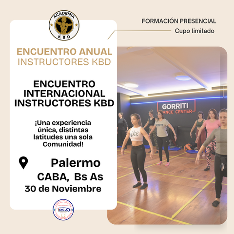 NOVIEMBRE PRESENCIAL CABA: Encuentro de Instructores KBD 2024