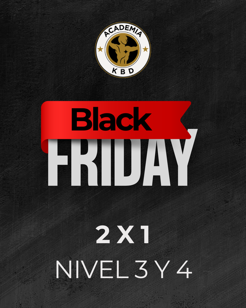 BLACK FRIDAY: Promo Certificación Internacional NIVEL 3 y 4 