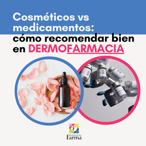 No confundas cosméticos con medicamentos en dermofarmacia
