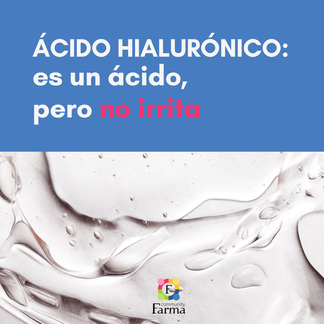 ¿Por qué el ácido hialurónico es un “ácido” pero no irrita la piel?