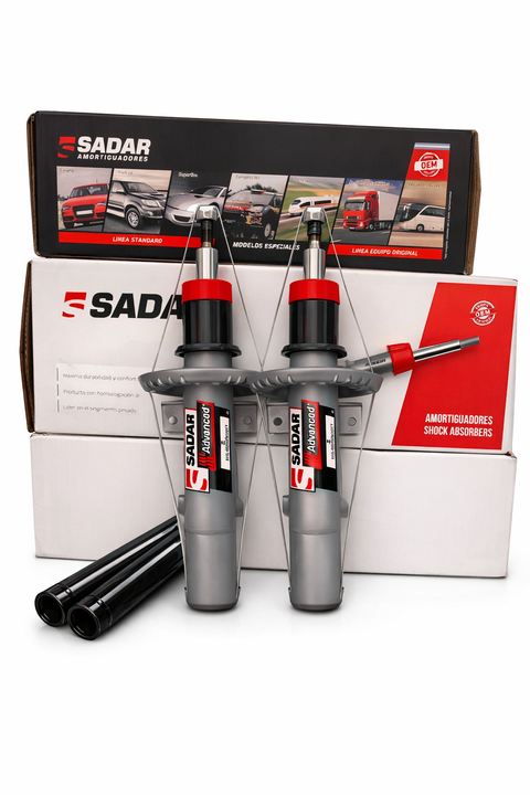 Kit 2 Amortiguadores Sadar Delantero P/ Fox / Suran 
