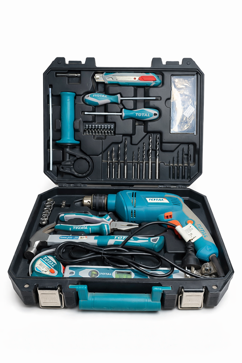 Kit Taladro Total + 101 Accesorios
